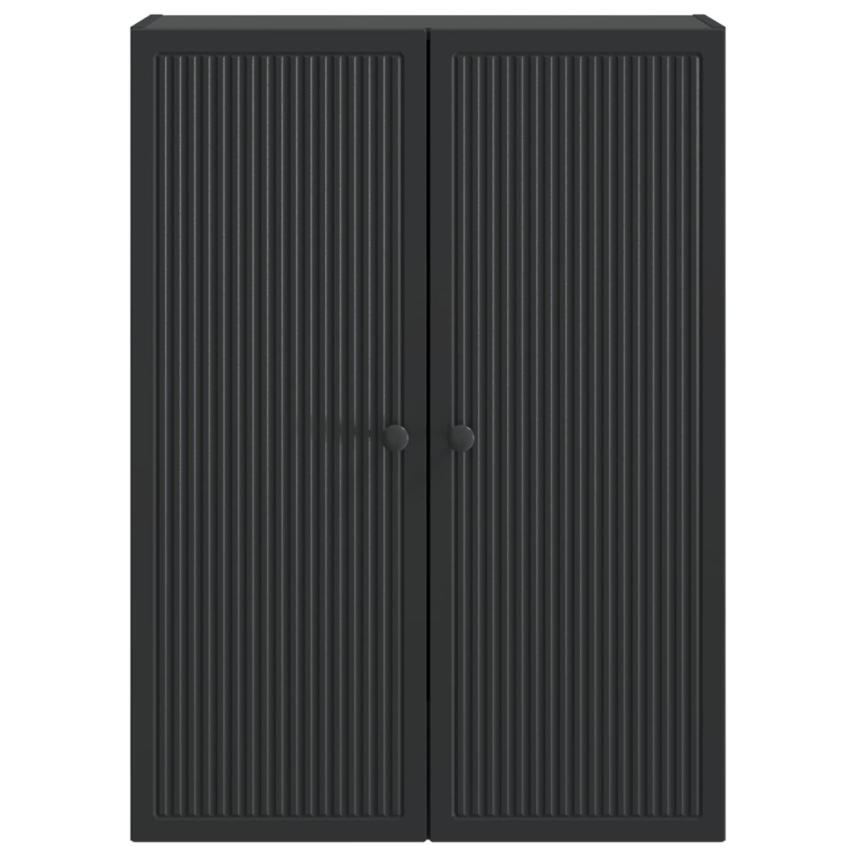 vidaXL Τοίχου Ντουλάπα Μαύρο 66 x 34,5 x 90 εκ Επεξεργασμένο Ξύλο