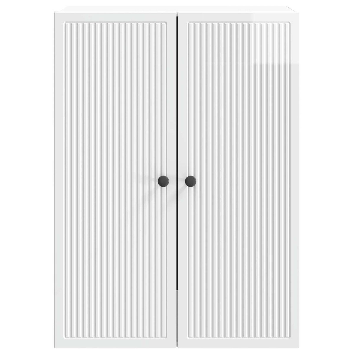 vidaXL Τοίχου Ντουλάπα Γυαλιστερό Λευκό 66 x 34,5 x 90 εκ