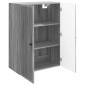 vidaXL Τοίχου Ντουλάπα Γκρι Sonoma 66 x 34,5 x 90 εκ