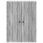 vidaXL Τοίχου Ντουλάπα Γκρι Sonoma 66 x 34,5 x 90 εκ