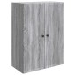 vidaXL Τοίχου Ντουλάπα Γκρι Sonoma 66 x 34,5 x 90 εκ