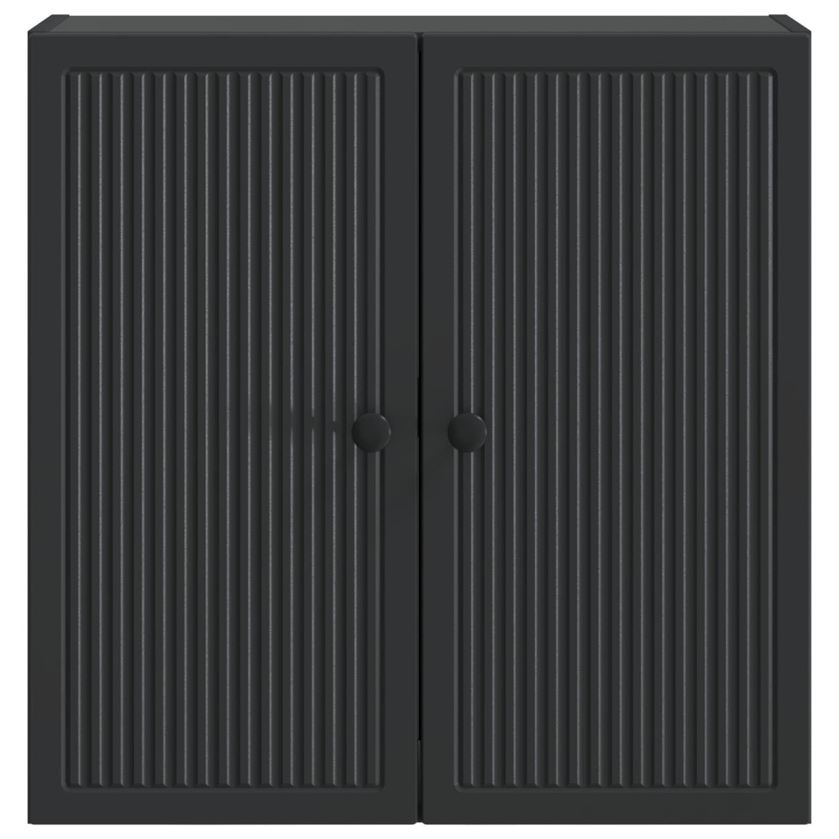 vidaXL Τοίχου Ντουλάπα Μαύρο 59 x 31 x 60 εκ Επεξεργασμένο Ξύλο
