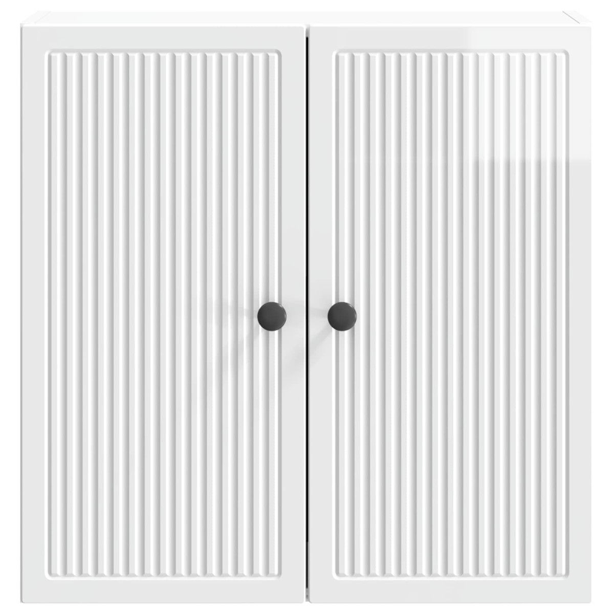 vidaXL Τοίχου Ντουλάπα Γυαλιστερό Λευκό 59 x 31 x 60 εκ