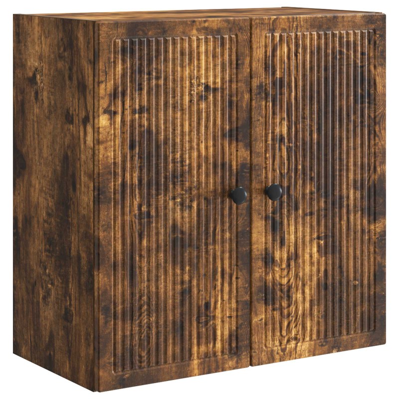 vidaXL Τοίχου Ντουλάπα Καπνισμένο Ξύλο Δρυός 59 x 31 x 60 εκ