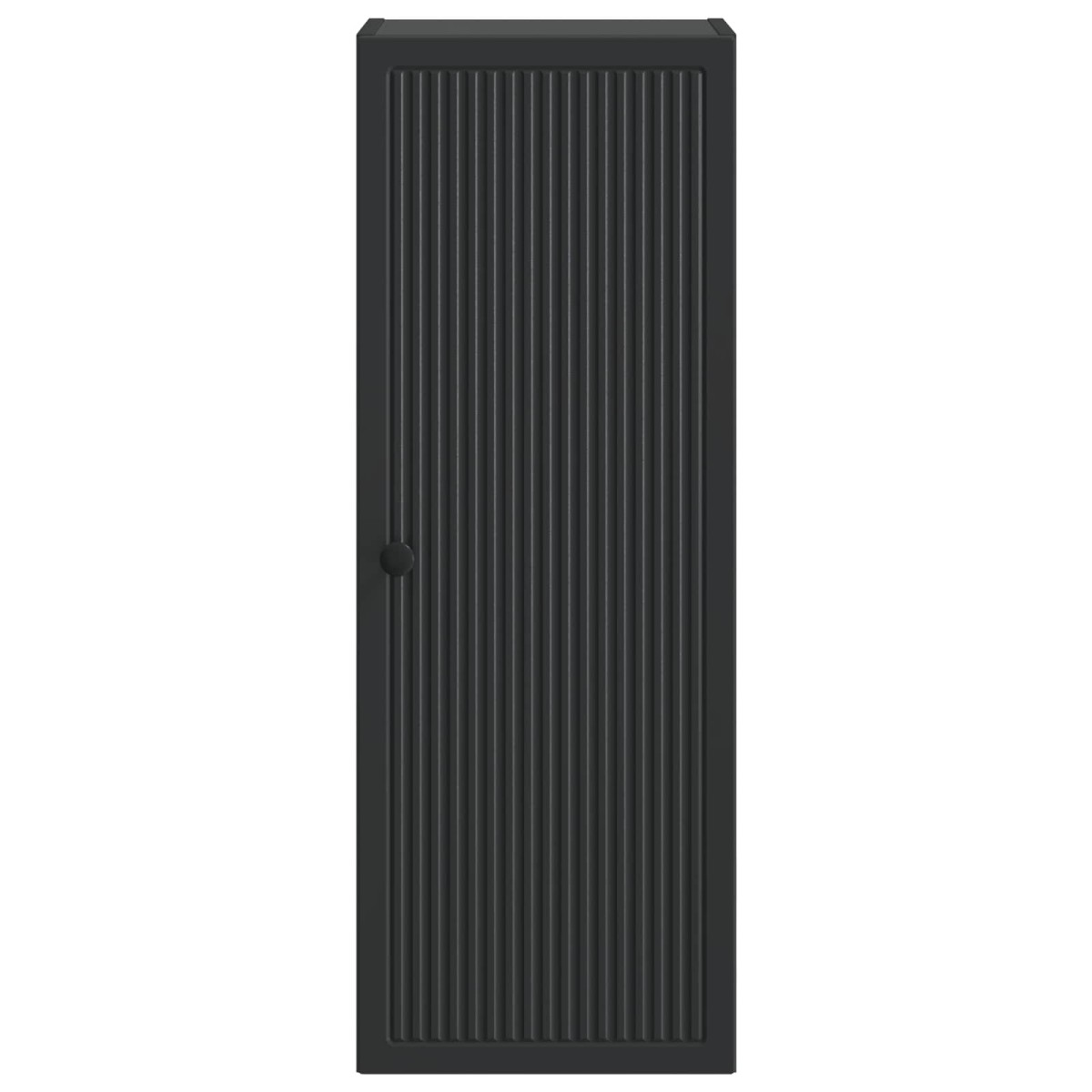 vidaXL Τοίχου Ντουλάπα Μαύρο 33 x 34,5 x 90 εκ Επεξεργασμένο Ξύλο