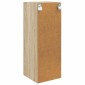 vidaXL Τοίχου Ντουλάπα Sonoma Δρυς 33 x 34,5 x 90 εκ
