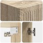 vidaXL Τοίχου Ντουλάπα Sonoma Δρυς 33 x 34,5 x 90 εκ