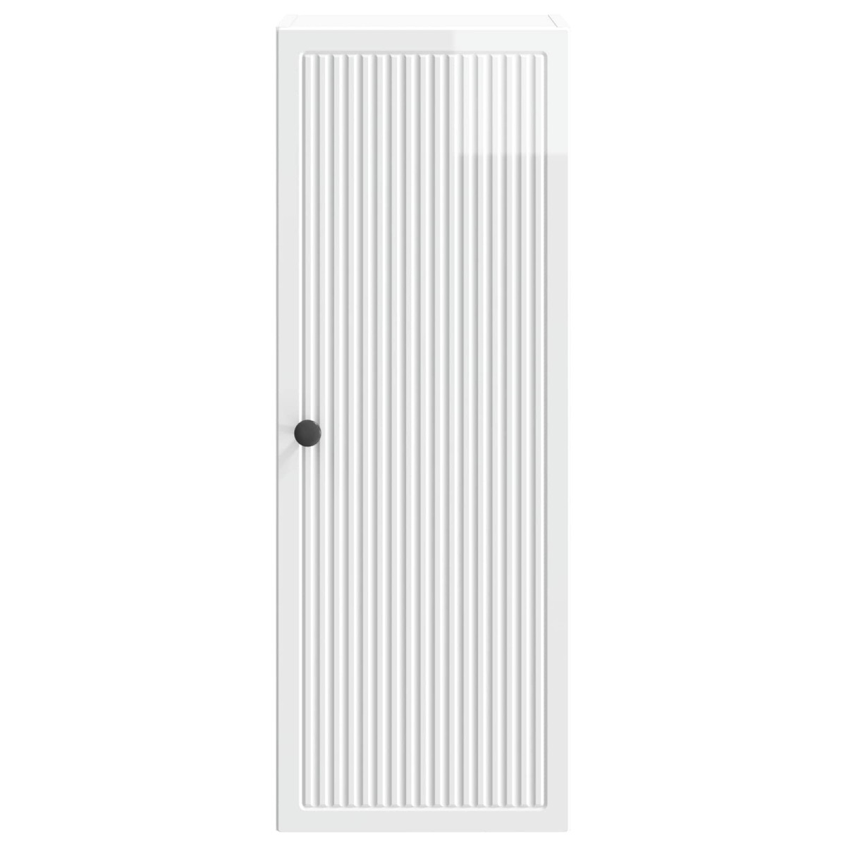 vidaXL Τοίχου Ντουλάπα Γυαλιστερό Λευκό 33 x 34,5 x 90 εκ