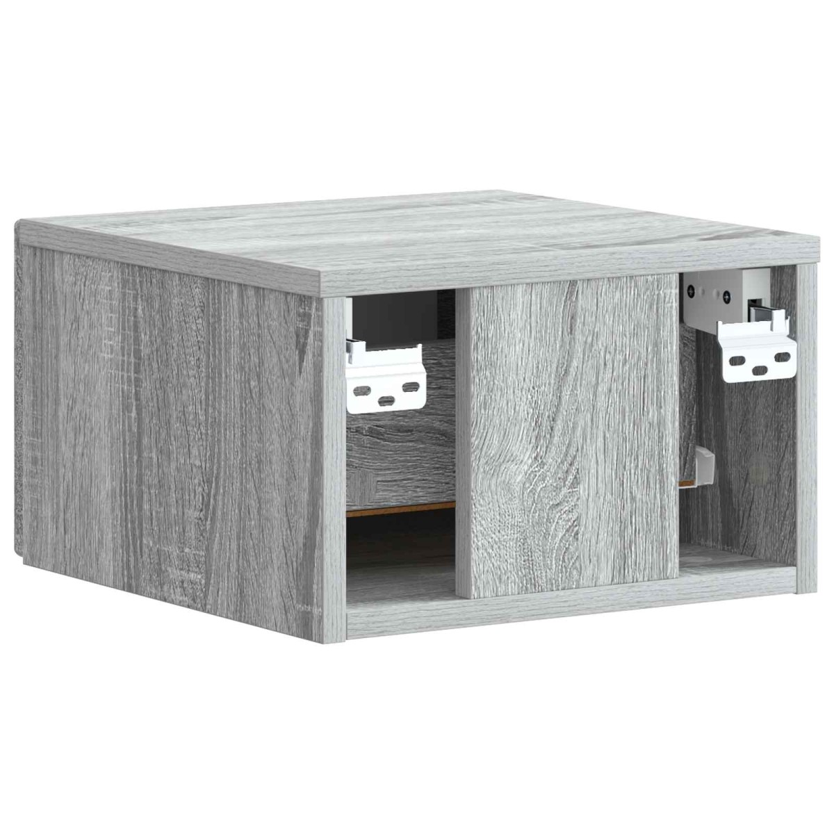 vidaXL Τοίχου Κρεμαστό Κομοδίνο Γκρι Sonoma 33 x 34,5 x 20 εκ
