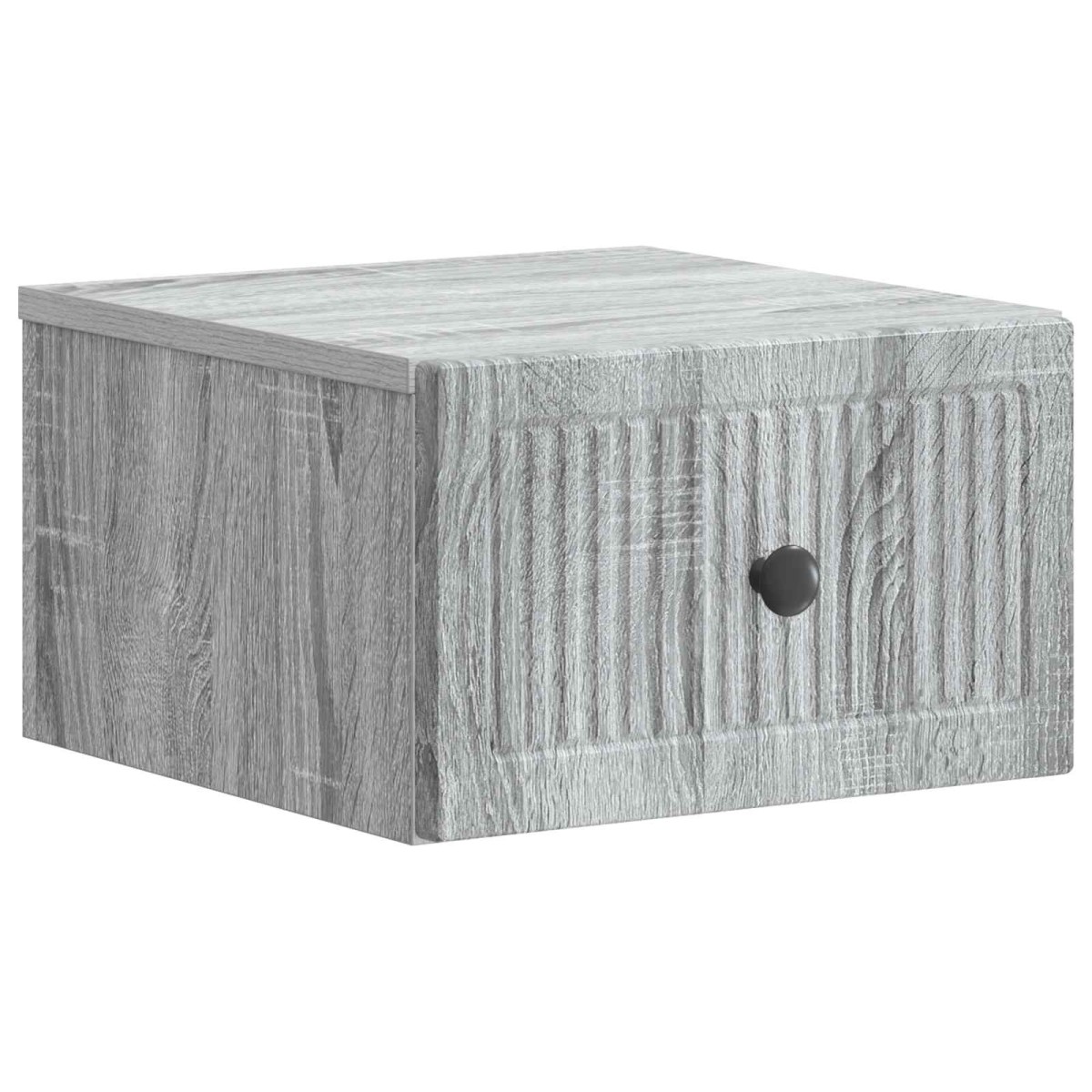 vidaXL Τοίχου Κρεμαστό Κομοδίνο 2 τεμ. Γκρι Sonoma 33 x 34,5 x 20 εκ