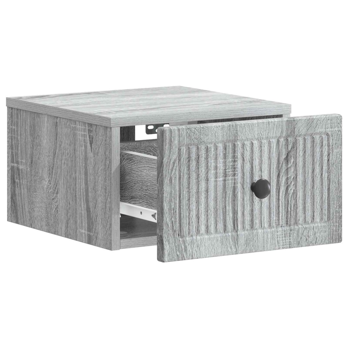 vidaXL Τοίχου Κρεμαστό Κομοδίνο 2 τεμ. Γκρι Sonoma 33 x 34,5 x 20 εκ