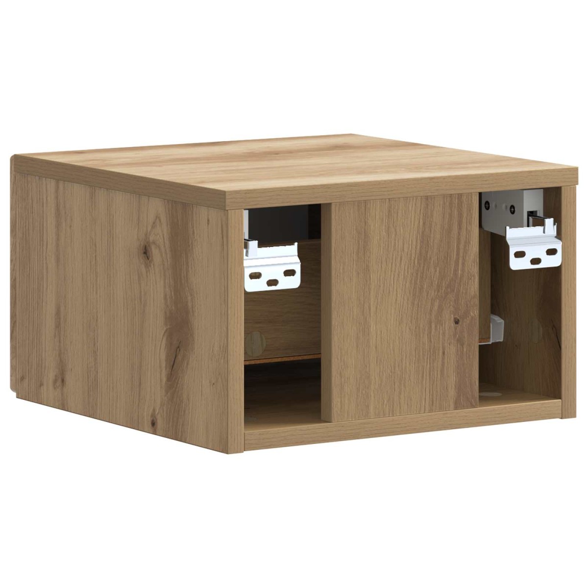vidaXL Τοίχου Κρεμαστό Κομοδίνο Artisan Δρυς 33 x 34,5 x 20 εκ