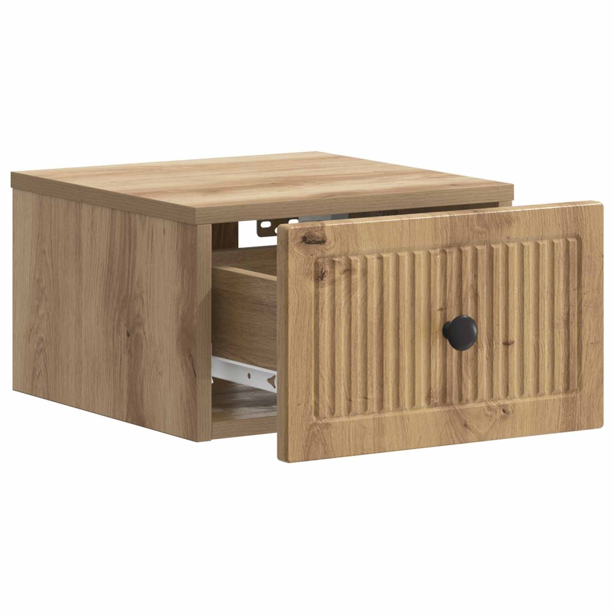 vidaXL Τοίχου Κρεμαστό Κομοδίνο 2 τεμ. Artisan Δρυς 33 x 34,5 x 20 εκ