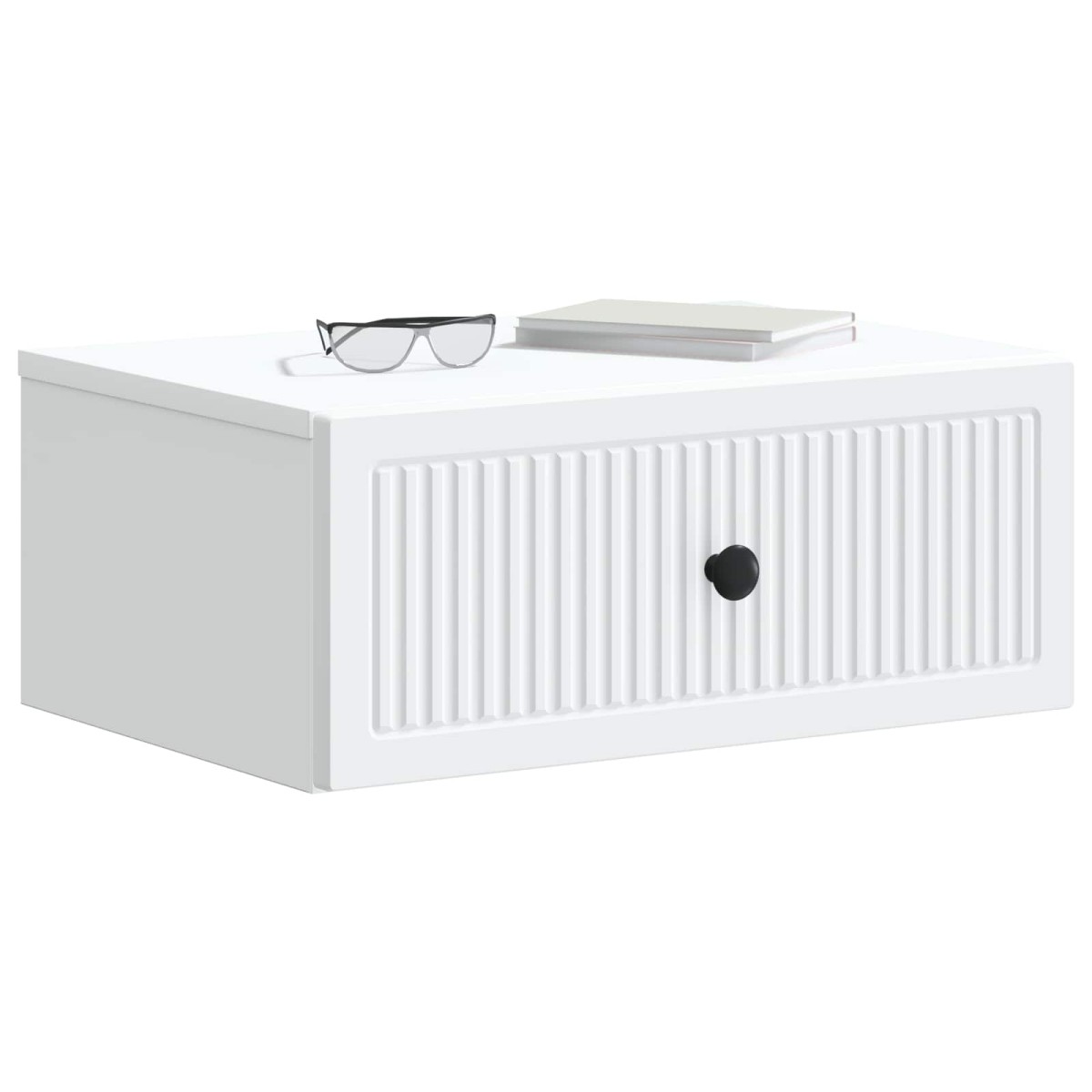 vidaXL Κομοδίνο 2 τεμ. Λευκό 49 x 34,5 x 20 εκ. Επεξεργασμένο Ξύλο