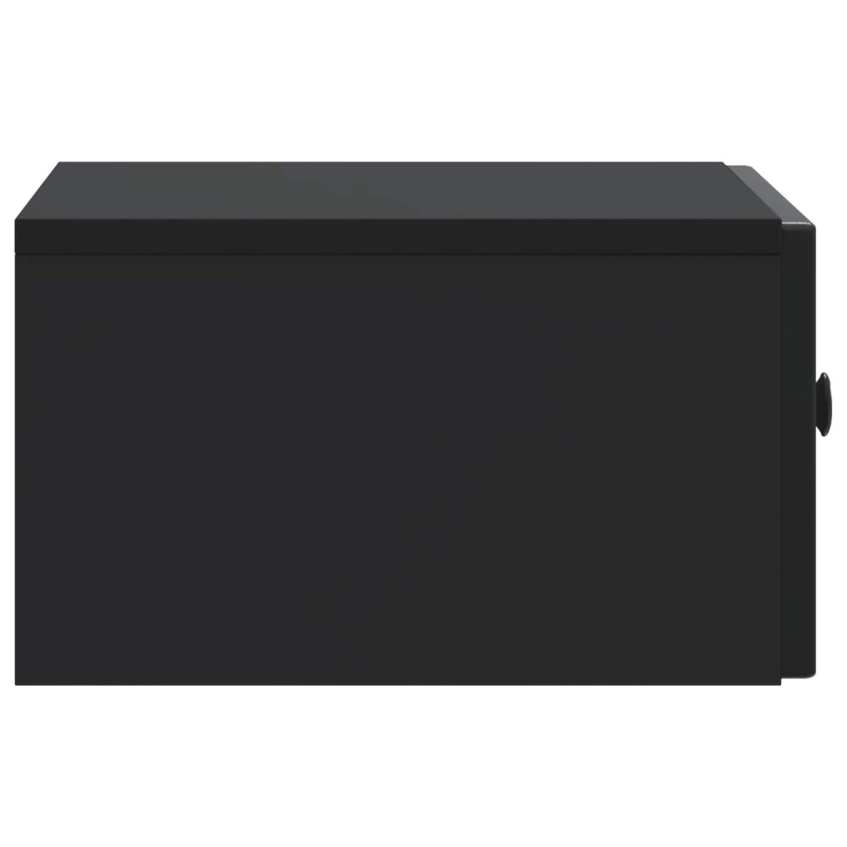 vidaXL Κομοδίνο Μαύρο 49 x 34,5 x 20 εκ. Επεξεργασμένο Ξύλο
