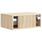 vidaXL Κομοδίνο Sonoma Δρυς 49 x 34,5 x 20 εκ. Επεξεργασμένο Ξύλο