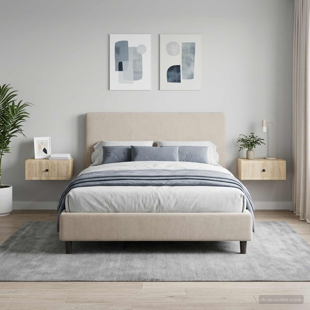 vidaXL Κομοδίνο 2 τεμ. Sonoma Δρυς 49 x 34,5 x 20 εκ.