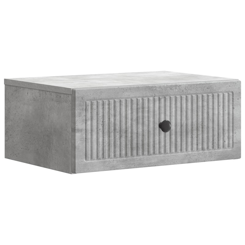 vidaXL Κομοδίνο Γκρι Σκυροδέματος 49 x 34,5 x 20 εκ.