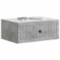 vidaXL Κομοδίνο 2 τεμ. Γκρι Σκυροδέματος 49 x 34,5 x 20 εκ.