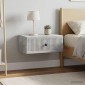vidaXL Κομοδίνο 2 τεμ. Γκρι Σκυροδέματος 49 x 34,5 x 20 εκ.