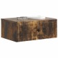vidaXL Κομοδίνο Καπνισμένο Ξύλο Δρυός 49 x 34,5 x 20 εκ.