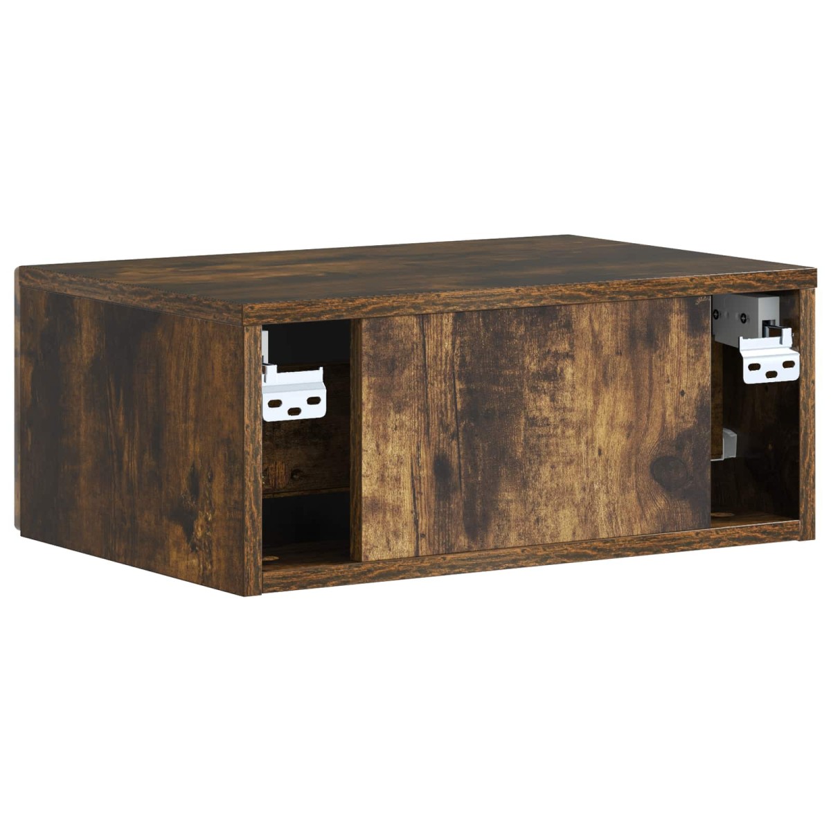 vidaXL Κομοδίνο Καπνισμένο Ξύλο Δρυός 49 x 34,5 x 20 εκ.