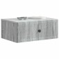 vidaXL Κομοδίνο 2 τεμ. Γκρι Sonoma 49 x 34,5 x 20 εκ.