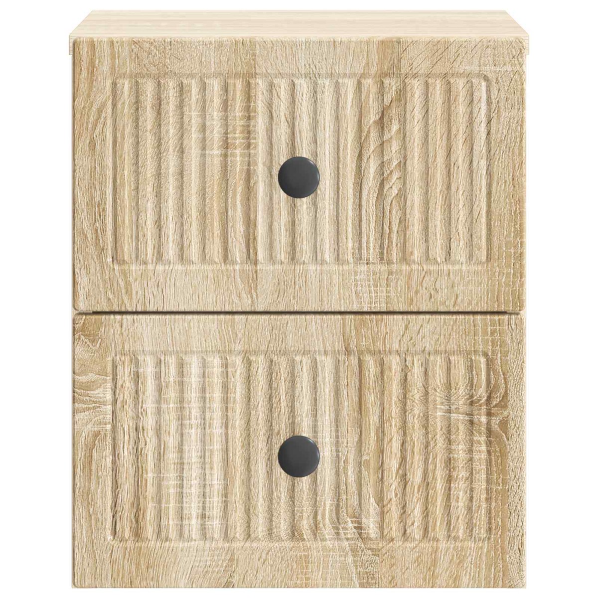vidaXL Τοίχου Κρεμαστό Κομοδίνο Sonoma Δρυς 33 x 34,5 x 40 εκ