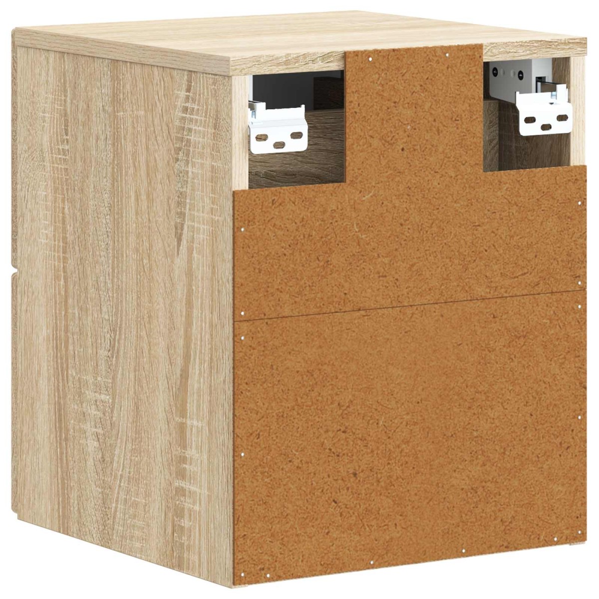 vidaXL Τοίχου Κρεμαστό Κομοδίνο Sonoma Δρυς 33 x 34,5 x 40 εκ