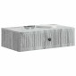 vidaXL Τραπεζάκι Τοίχου Γκρι Sonoma 59 x 34,5 x 17 εκ.