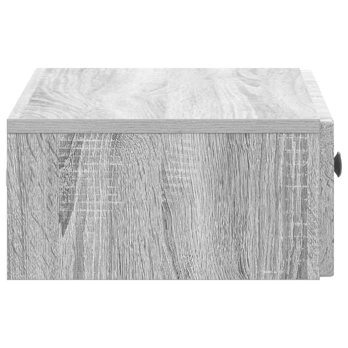 vidaXL Τραπεζάκι Τοίχου Γκρι Sonoma 59 x 34,5 x 17 εκ.
