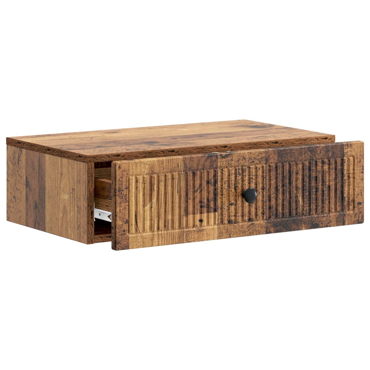 vidaXL Τραπεζάκι Τοίχου Παλαιωμένο ξύλο 59 x 34,5 x 17 εκ.