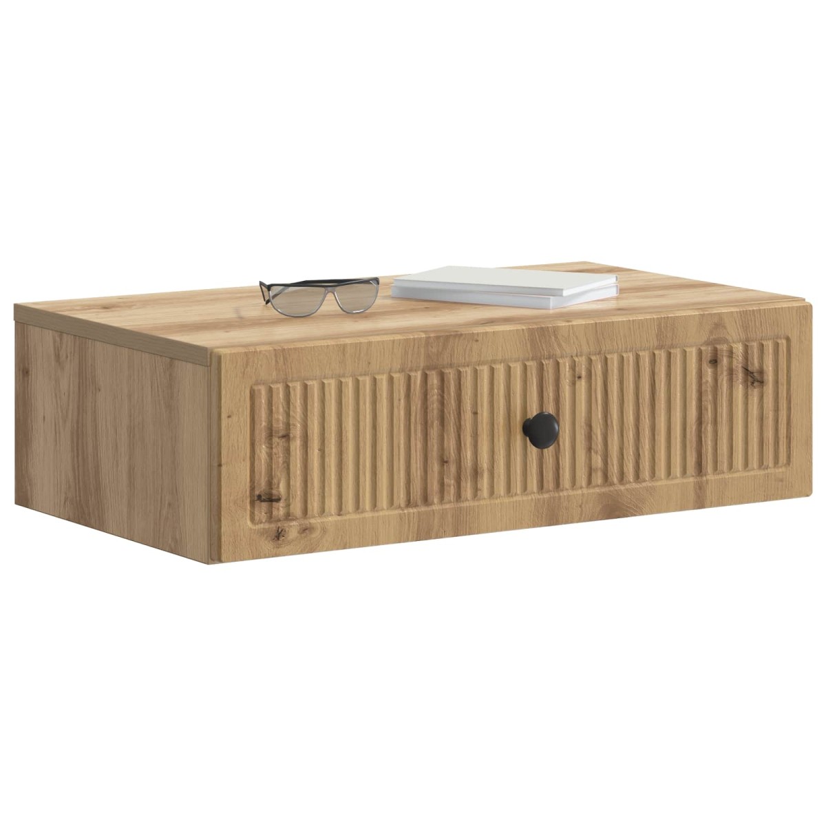 vidaXL Τραπεζάκι Τοίχου 59 x 34,5 x 17 εκ. Επεξεργασμένο Ξύλο