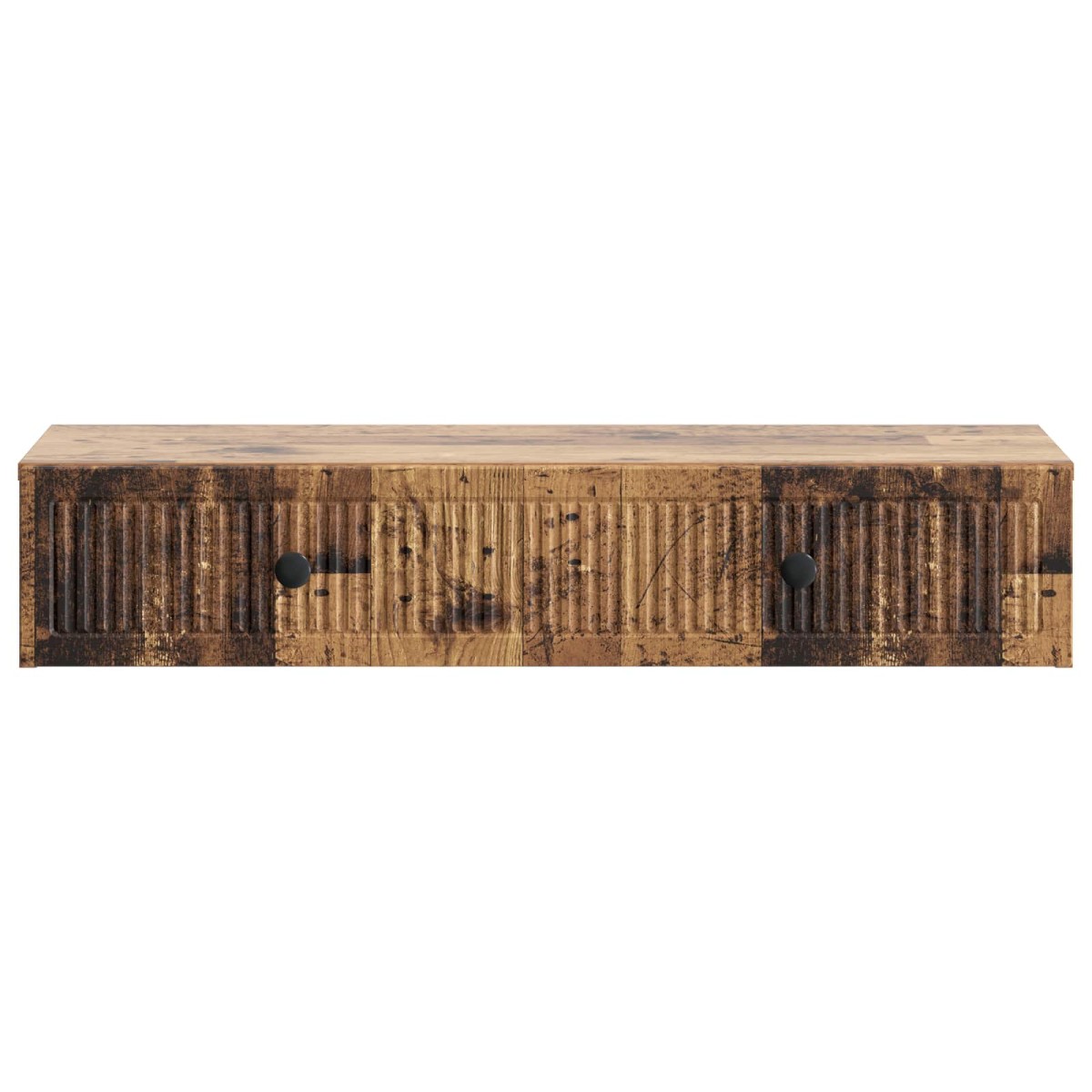 vidaXL Τραπεζάκι Τοίχου Παλαιωμένο ξύλο 87,5 x 34,5 x 17 εκ.