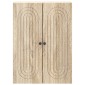 vidaXL Τοίχου Ντουλάπα Sonoma Δρυς 66 x 34,5 x 90 εκ