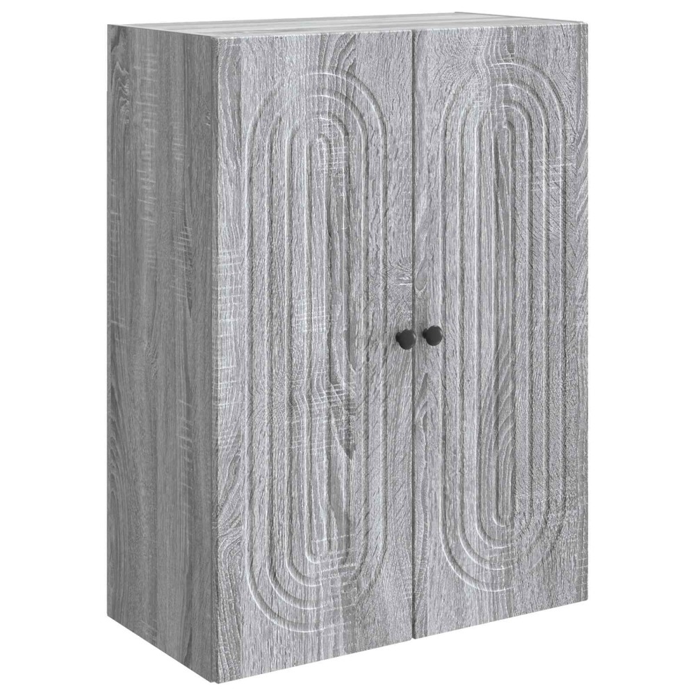 vidaXL Τοίχου Ντουλάπα Γκρι Sonoma 66 x 34,5 x 90 εκ