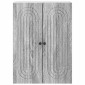 vidaXL Τοίχου Ντουλάπα Γκρι Sonoma 66 x 34,5 x 90 εκ