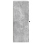 vidaXL Τοίχου Ντουλάπα Γκρι Σκυροδέματος 33 x 34,5 x 90 εκ