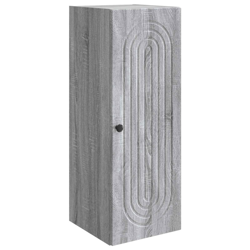 vidaXL Τοίχου Ντουλάπα Γκρι Sonoma 33 x 34,5 x 90 εκ
