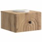 vidaXL Τοίχου Κρεμαστό Κομοδίνο 2 τμχ. Artisan Δρυς 33 x 34,5 x 20 εκ