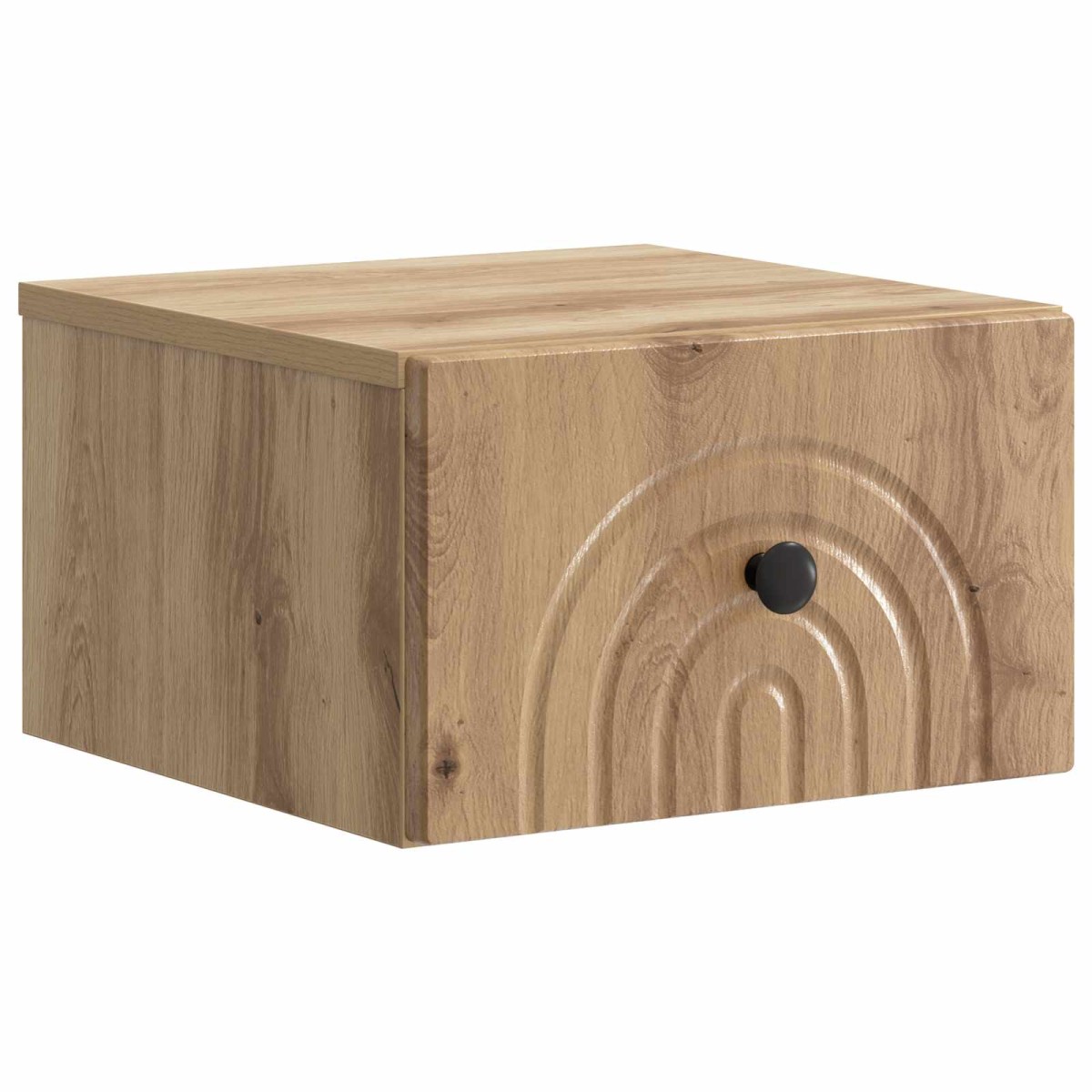 vidaXL Τοίχου Κρεμαστό Κομοδίνο 2 τμχ. Artisan Δρυς 33 x 34,5 x 20 εκ