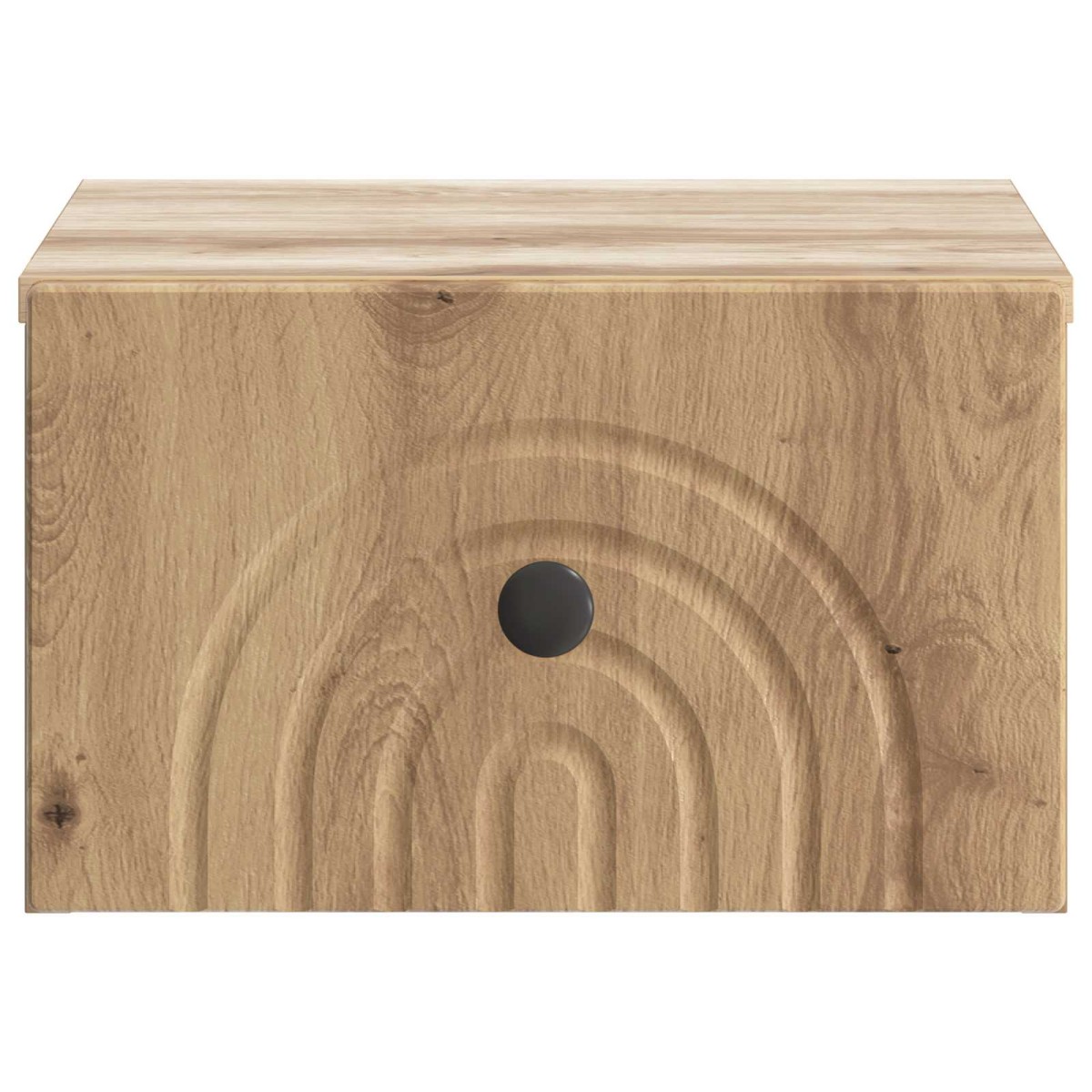 vidaXL Τοίχου Κρεμαστό Κομοδίνο 2 τμχ. Artisan Δρυς 33 x 34,5 x 20 εκ