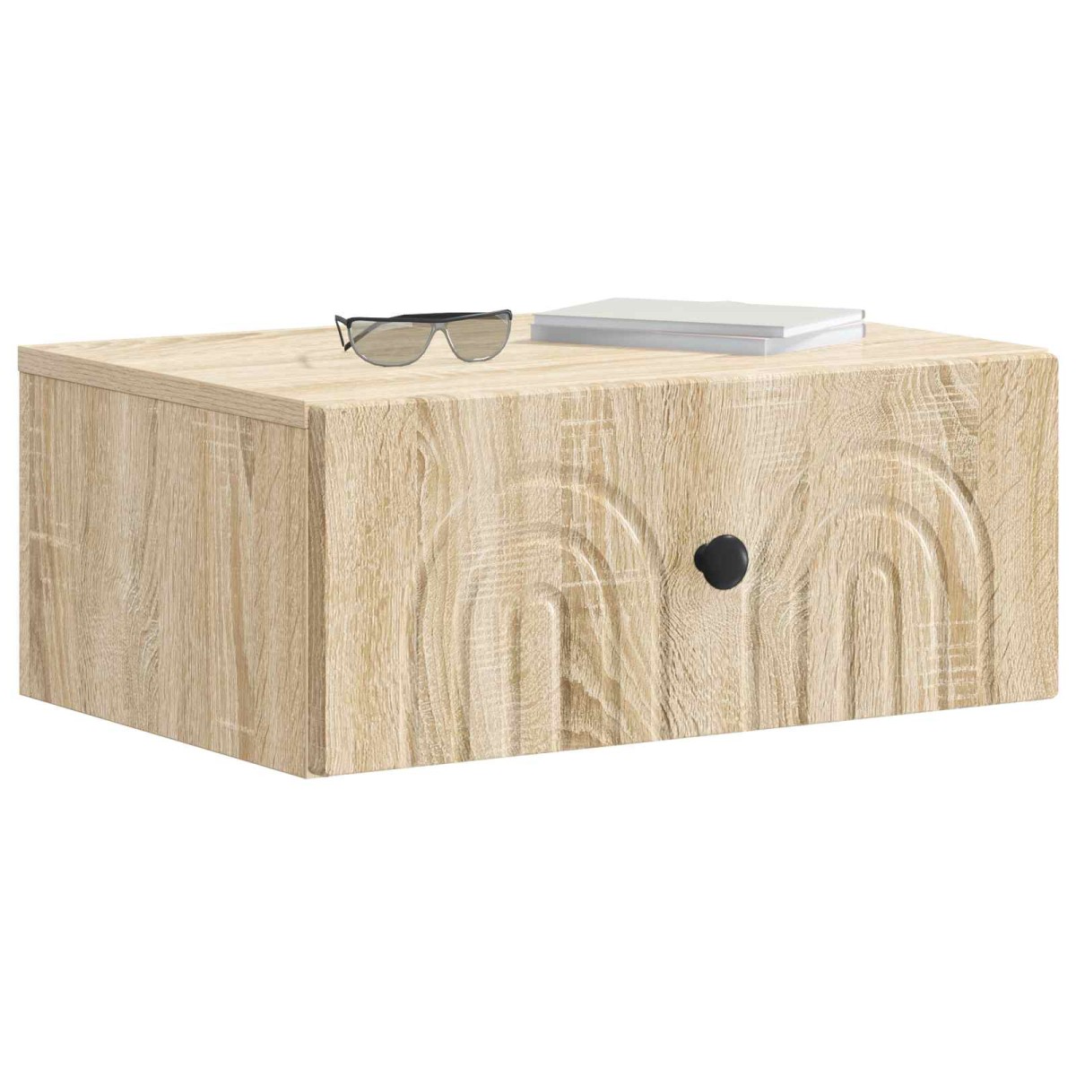 vidaXL Τοίχου Κρεμαστό Κομοδίνο 2 τεμ. Sonoma Δρυς 49 x 34,5 x 20 εκ.