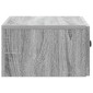 vidaXL Τοίχου Κρεμαστό Κομοδίνο Γκρι Sonoma 49 x 34,5 x 20 εκ.