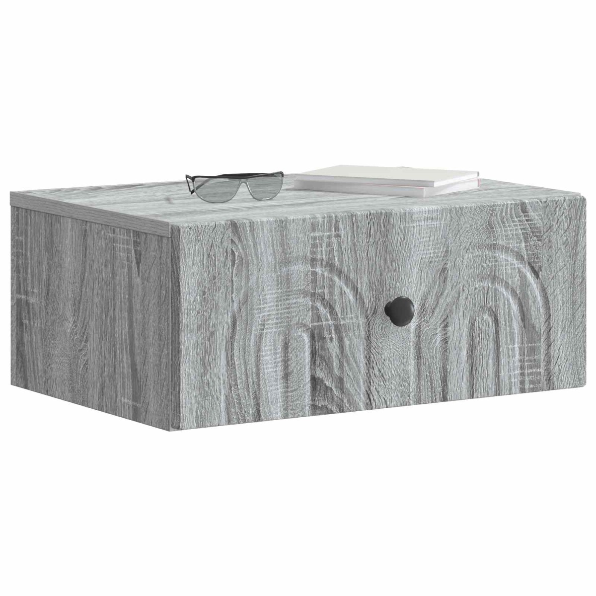 vidaXL Τοίχου Κρεμαστό Κομοδίνο 2 τεμ. Γκρι Sonoma 49 x 34,5 x 20 εκ.