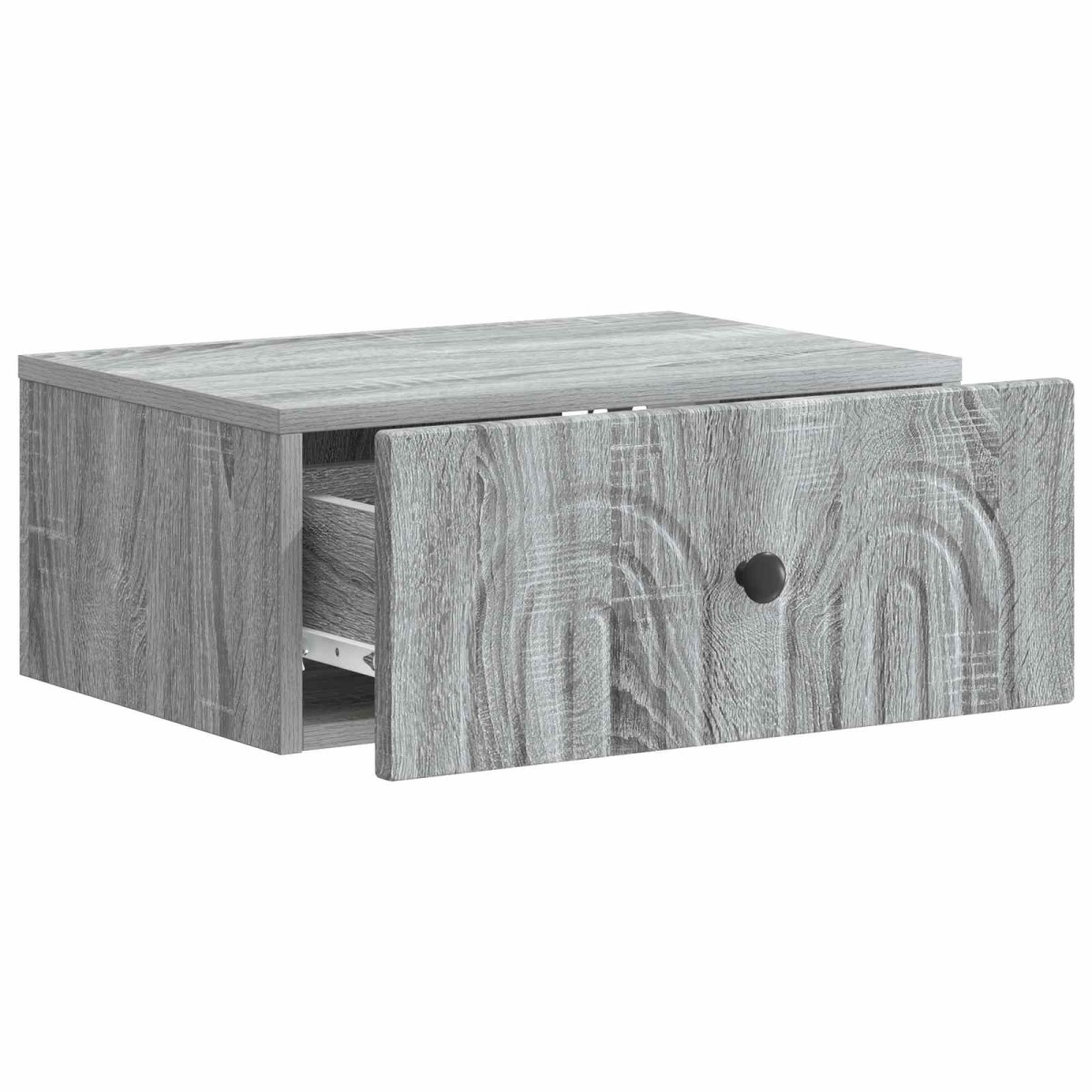 vidaXL Τοίχου Κρεμαστό Κομοδίνο 2 τεμ. Γκρι Sonoma 49 x 34,5 x 20 εκ.