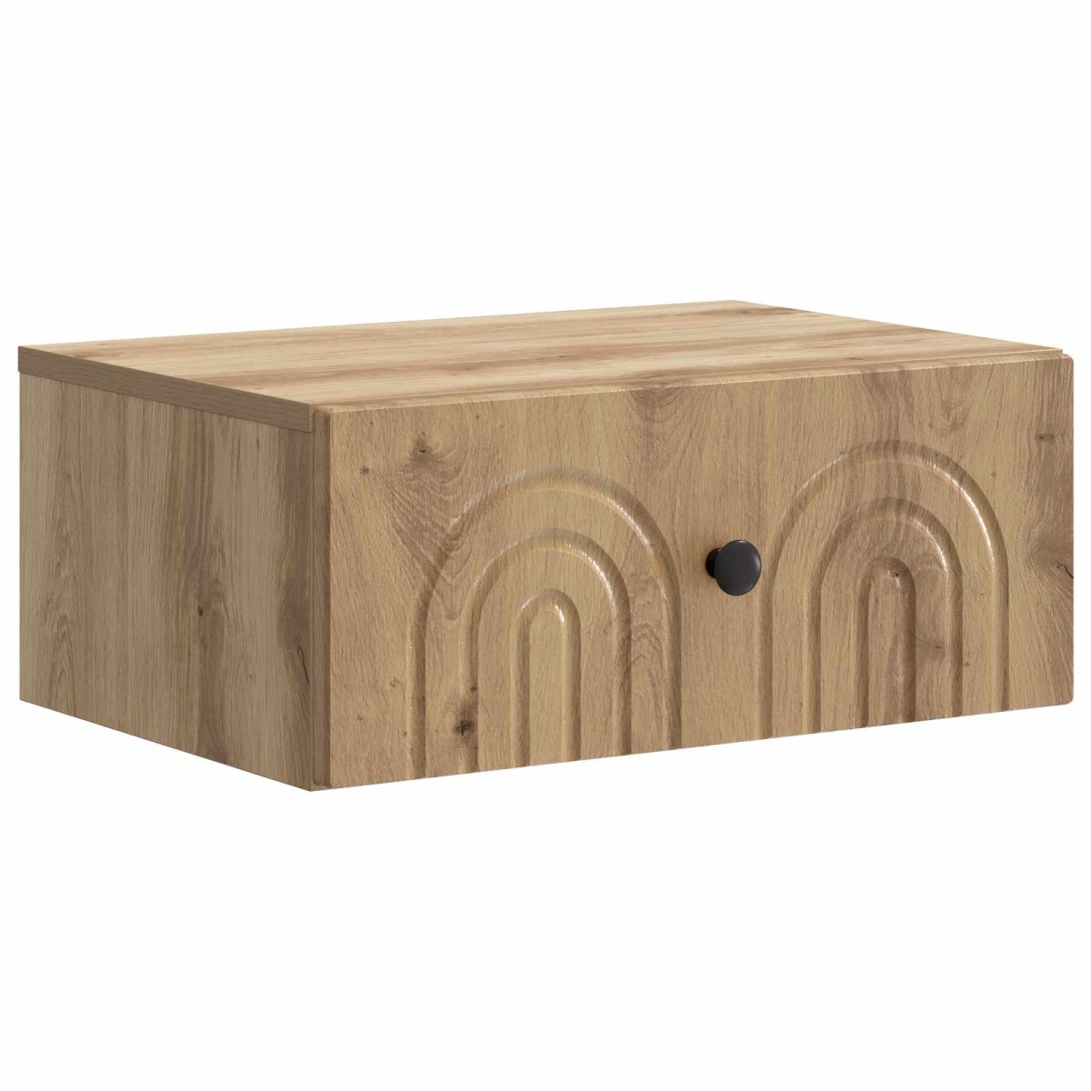vidaXL Τοίχου Κρεμαστό Κομοδίνο 2 τεμ. Artisan Δρυς 49 x 34,5 x 20 εκ.