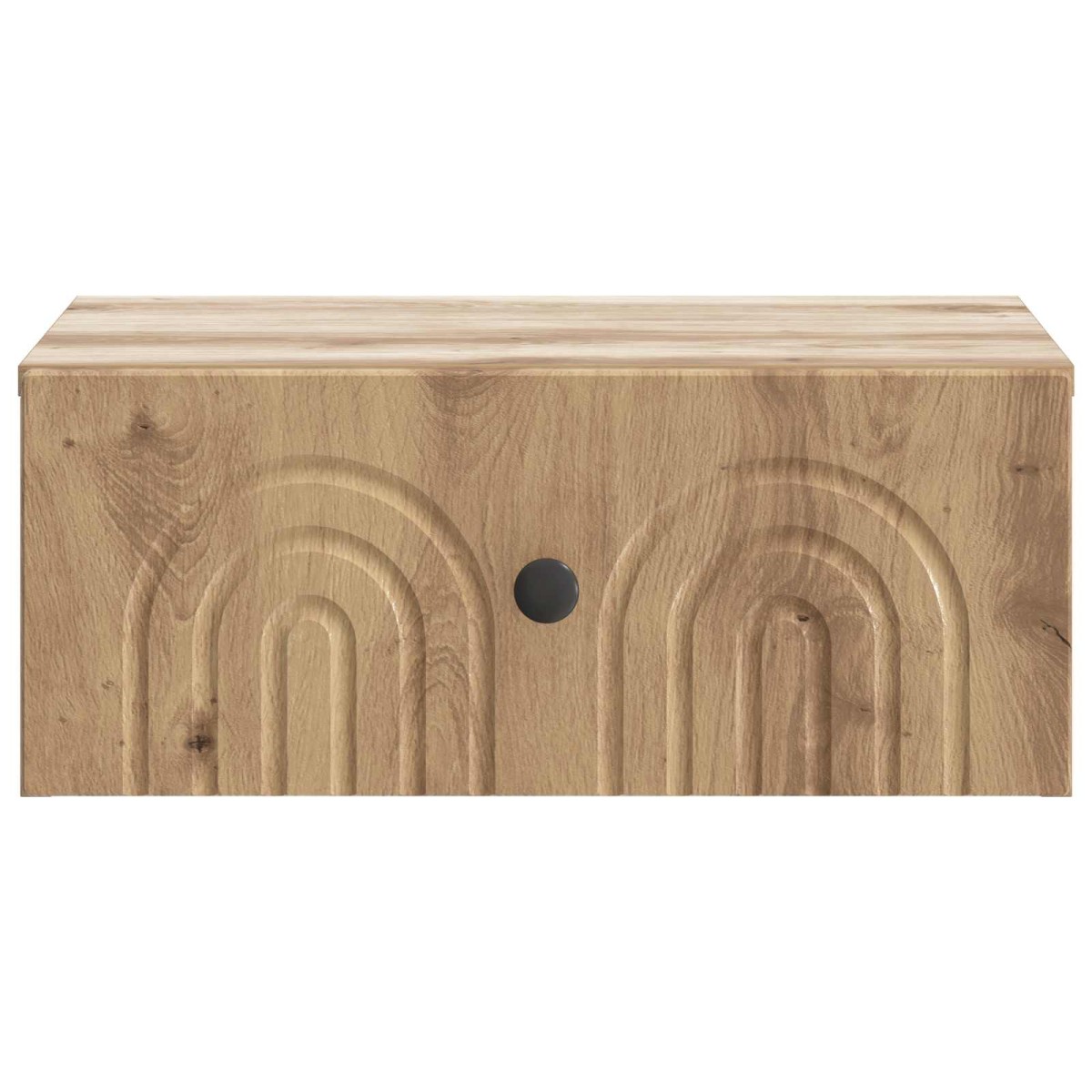 vidaXL Τοίχου Κρεμαστό Κομοδίνο 2 τεμ. Artisan Δρυς 49 x 34,5 x 20 εκ.