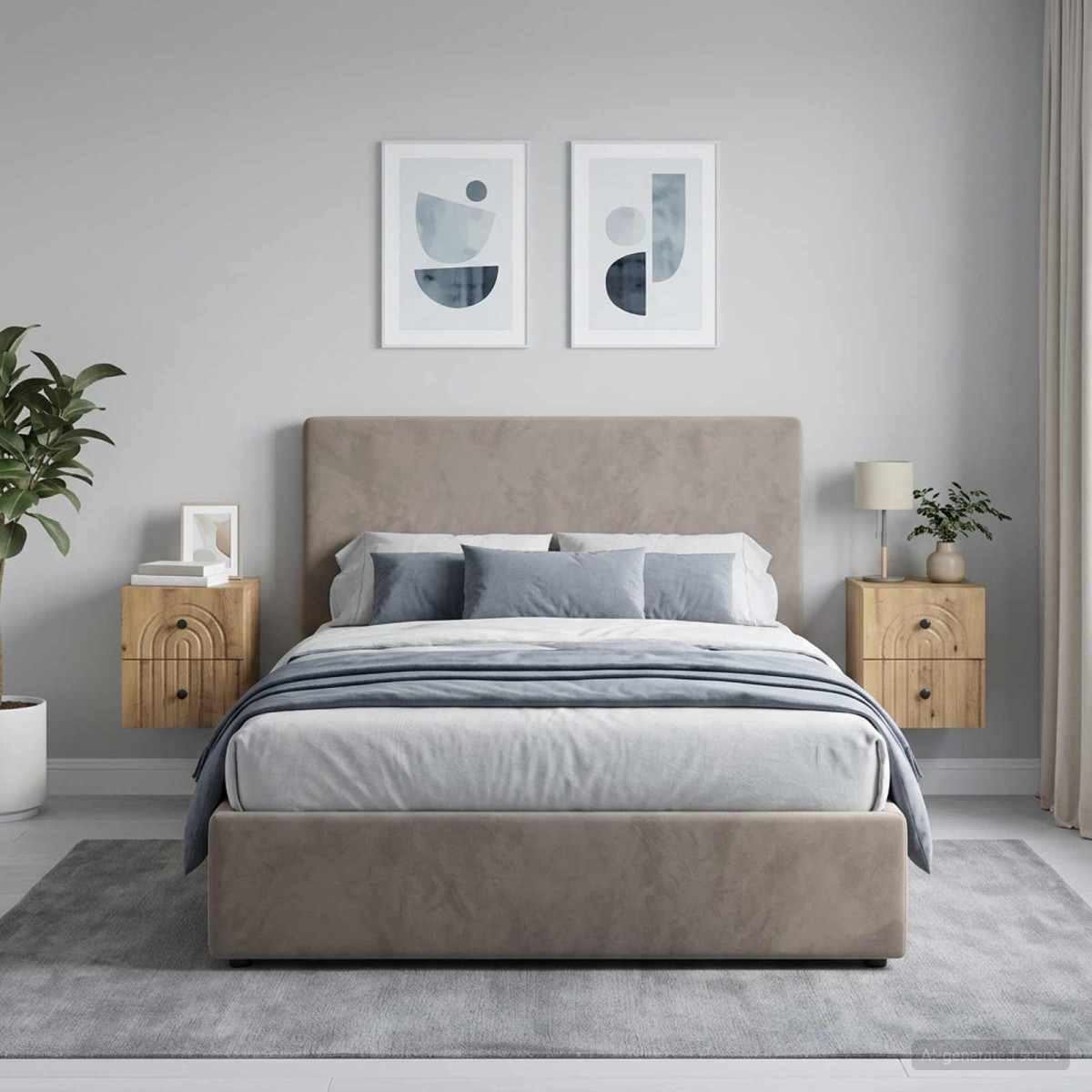 vidaXL Τοίχου Κρεμαστό Κομοδίνο 2 τμχ. Artisan Δρυς 33 x 34,5 x 40 εκ