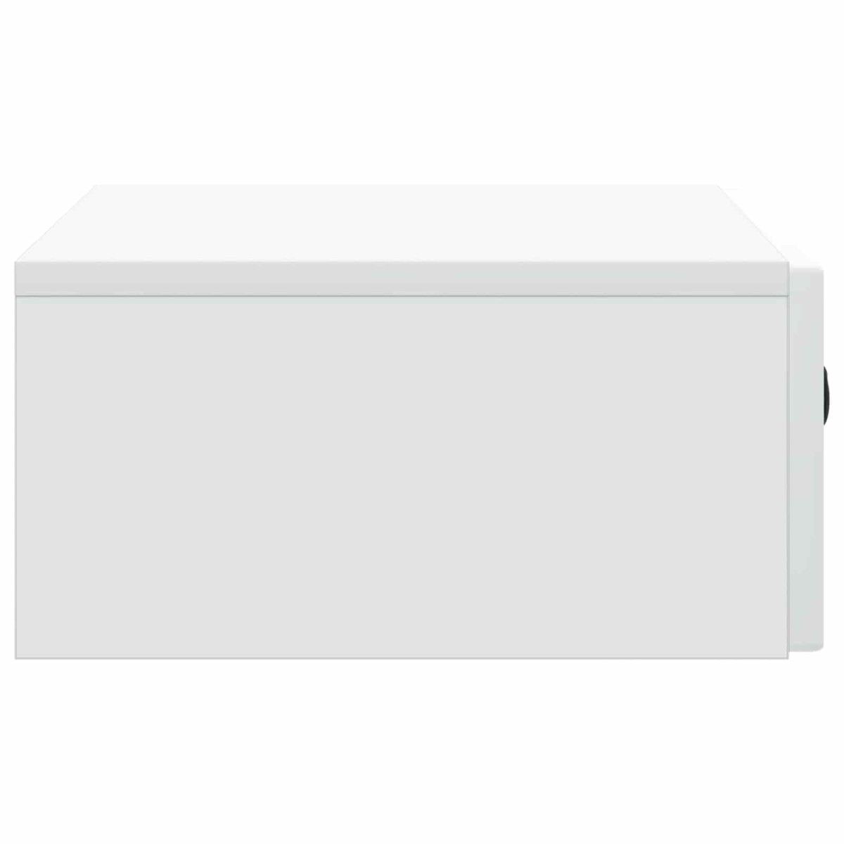 vidaXL Τραπεζάκι Τοίχου Λευκό 59 x 34,5 x 17 εκ. Επεξεργασμένο Ξύλο